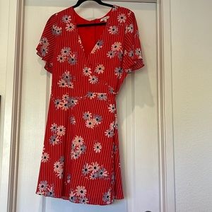 Madewell Floral Print Dress